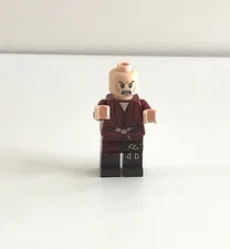 LEGO Lord of the Rings Hobbit Mirkwood Elf Chief Minifigure lor080 Missing Hair