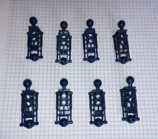 8 Lego 47297 Dark Blue Bionicle Toa Metru type Leg Lower Section Genuine Lego