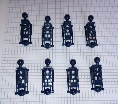 8 Lego 47297 Dark Blue Bionicle Toa Metru type Leg Lower Section Genuine Lego