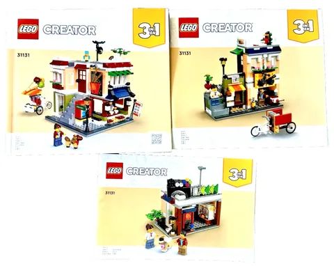 Lego Creator 31131 Downtown Noodle Shop Instruction Booklets Only