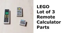 LEGO Remote Lot of 3 Set Calculator Home Office Garage Smart Screen Buttons