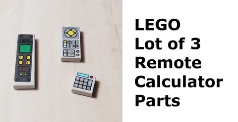 LEGO Remote Lot of 3 Set Calculator Home Office Garage Smart Screen Buttons