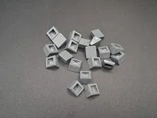 LEGO - 20x - Modified Brick - Slope - 1x1x2/3 - Dark Grey - 54200