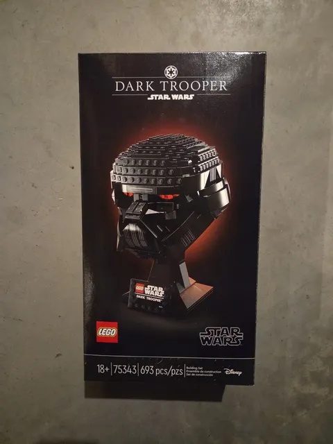 LEGO Star Wars Dark Trooper Helmet 75343 Sealed