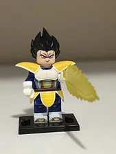 Lego Dragon Ball Vegeta Minifigure Custom Printed