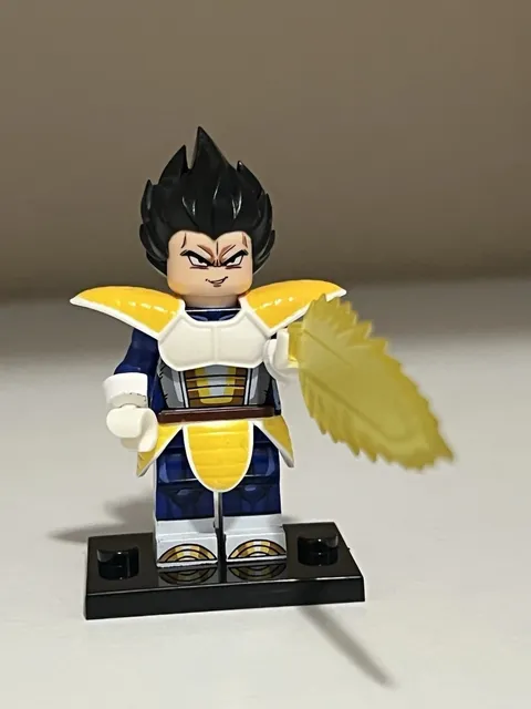 Lego Dragon Ball Vegeta Minifigure Custom Printed