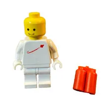 LEGO Classic Spaceman Vintage Minifigure White Red Air Tanks Astronaut 1980's