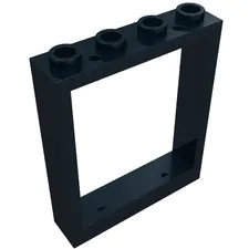 5x LEGO® Part 6154 - Door, Frame 1 x 4 x 4 Lift