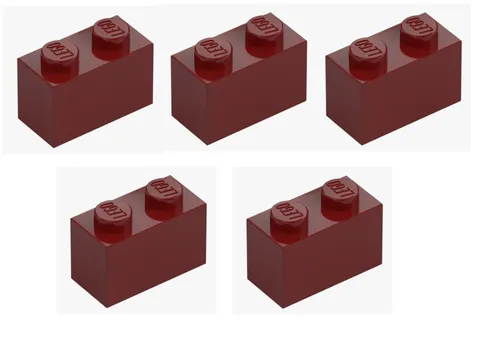 LEGO ® 5x brick 1x2 new dark red building block 3004 4539102 dark red standard brick