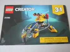 Lego Creator 31090 3 in 1 All 3 Pieces Building Instructions Instruction