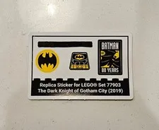 Replacement Sticker Sheet For 77903 The Dark Knight Of Gotham City