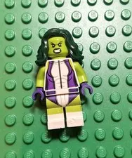 Lego Super Heroes - Marvel She-Hulk Minifigure sh0373 76078 **scuffed leg
