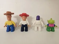 LEGO PROTOTYPE Toy Story DUPLO Figures Lot | Woody Buzz Lightyear Jessie Alien 