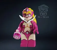 LEGO DC Comics Mr. J Brick Custom Sapphire Corps Jillian Pearlman Minifigure