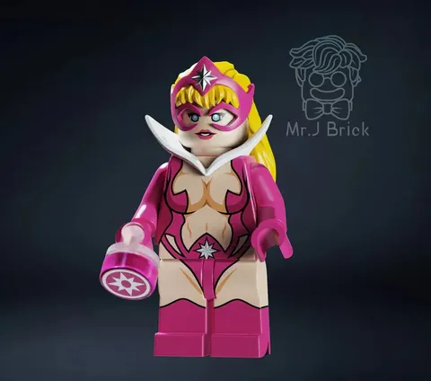 LEGO DC Comics Mr. J Brick Custom Sapphire Corps Jillian Pearlman Minifigure