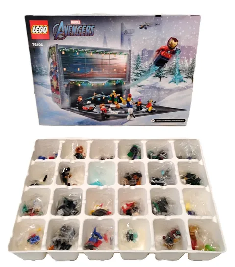 Lego Marvel The Avengers Advent Calendar 76196 Building Blocks - New in Open Box
