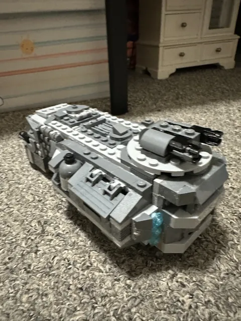 LEGO Star Wars Mandalorian Imperial Armored Marauder Vehicle Set 75311 glued
