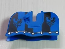 LEGO® Blue Black Falcon Castle Knight Horse Barding Armor Medieval 10305 6408305