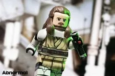 LEGO Star Wars Abnormal Custom Armored Qui Gon Jinn Variant Pad Minifigure NEW