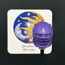 LEGO Brand KNIGHTS KINGDOM Large Figure DANJU Visor PART ~47469~ DARK PURPLE x1
