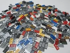 Lego Lot of 375+ Tiles with Grill 1x2 Modified Plate Assorted Colors #2412