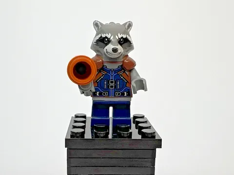LEGO Marvel Guardians Of Galaxy Minifigure - Rocket Raccoon - SH0384 76102
