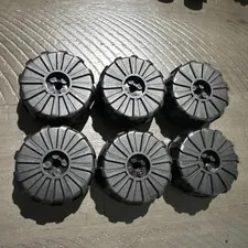 Lego Wheel Hard Plastic Large (54mm D. x 30mm). Lot Of 6. 2515