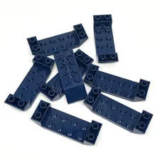 LEGO Parts - Dark Blue Slope, Inverted 45 6 x 2 Double 2 x 4 - No 22889 - QTY 8