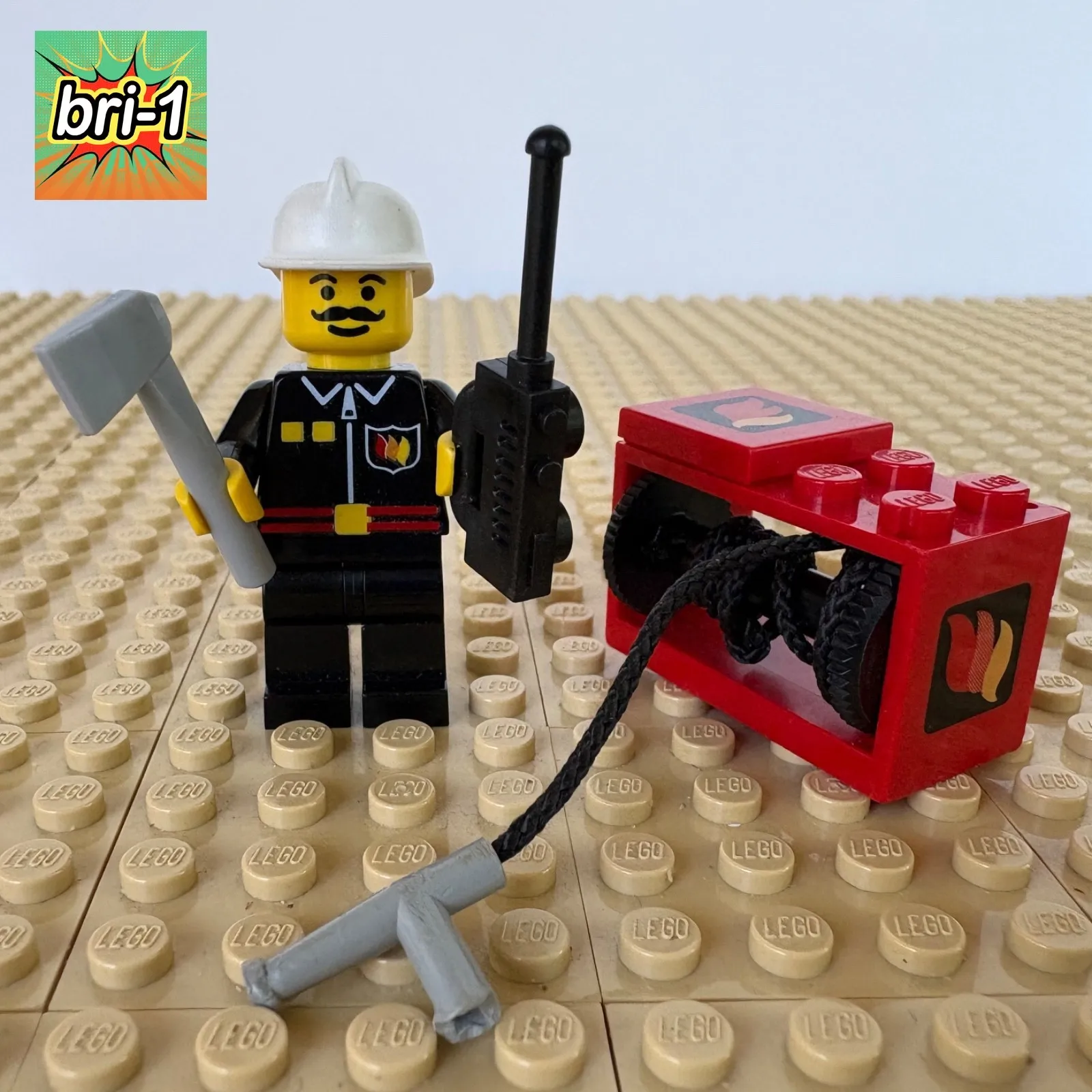LEGO Town Jr, Fire: Fire Chief, FIRE HOSE, firec017, 6407, FIRE CHIEF, 1997