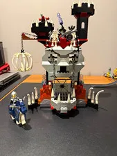LEGO Castle Fantasy Era: 7093 + Instruc Skeleton Tower-No Box, Dragon, Princess.