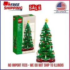 LEGO Christmas Tree Toy Building Set for Kids, Collectible Holiday Decor, 40573