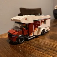 LEGO CITY: Holiday Adventure Camper Van (60454) WITH ADDED PARTS!