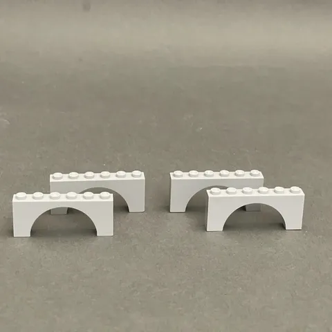 Lego 3307 Light Blue Gray Replacement Parts Pieces Lot of 4
