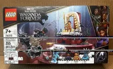 LEGO (76213) Black Panther Wakanda Forever: King Namor's Throne Room. Sealed! B