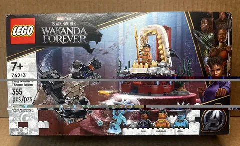 LEGO (76213) Black Panther Wakanda Forever: King Namor's Throne Room. Sealed! B