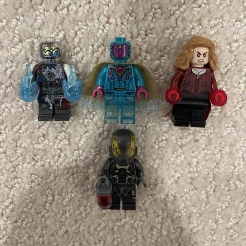 LEGO Vision Avengers Tower Ultron Mark 1 Scarlet Witch Yellowjacket Lot Marvel