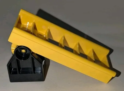 Lego Duplo Ladder YELLOW Fire Brigade Steps Car On Black Crane Base Playground