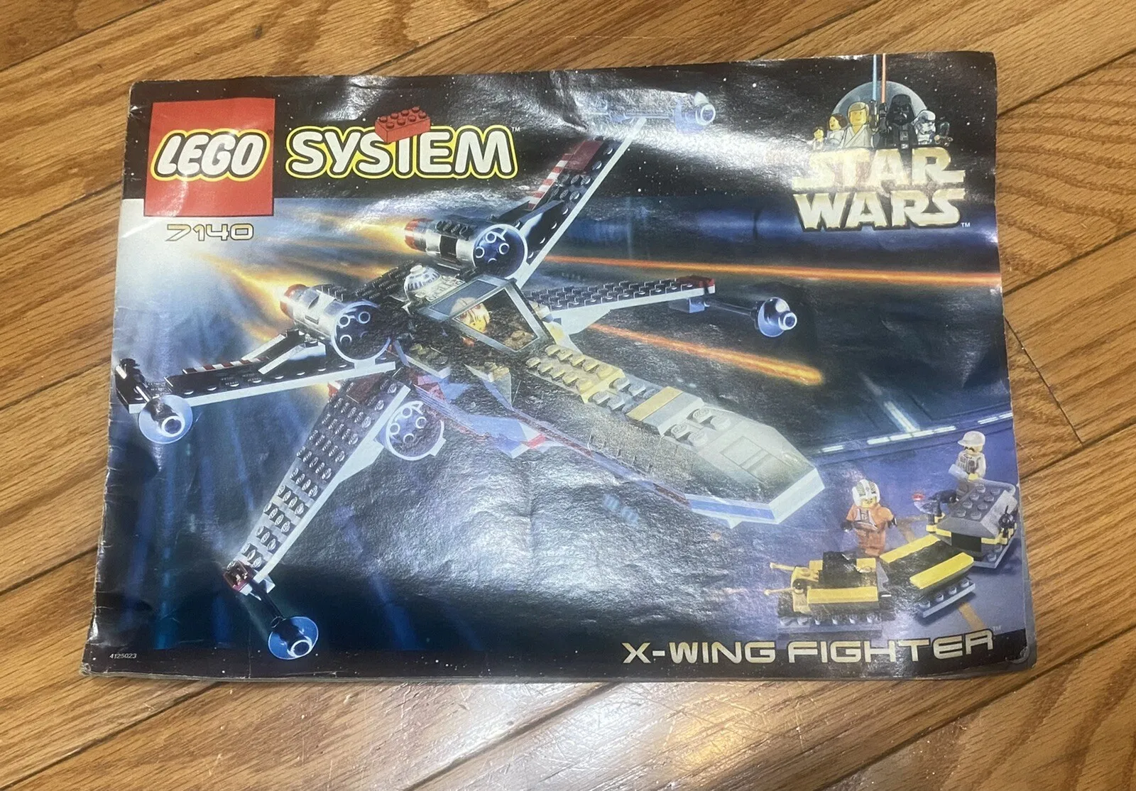 lego star wars x-wing fighter 7140 Instruction Manual Only