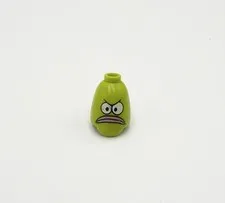 LEGO - Minifig, Head Modified SpongeBob Bus Driver - Lime Green