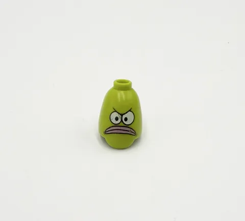LEGO - Minifig, Head Modified SpongeBob Bus Driver - Lime Green