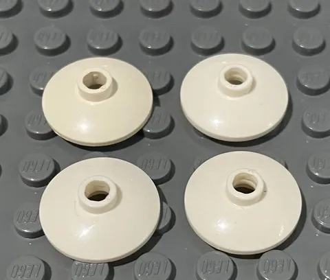 LEGO  Four 2x2 White Radar Dish