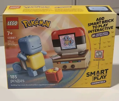 LEGO Pokémon SMART Play 40887 Ditto as Squirtle: Movie Night  New  Sealed GWP