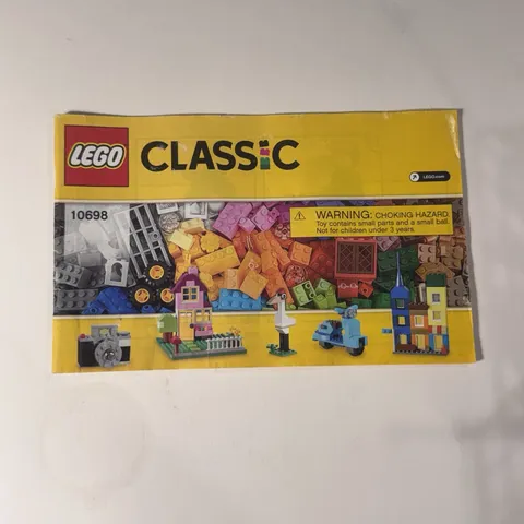 LEGO CLASSIC: Lego Large Creative Brick Box (10698) INSTRUCTIONS ONLY