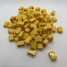 Lego 1 X 2 Brick #3004 Yellow Bricks 300424 Lot Of 100