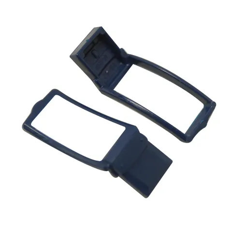2x LEGO Minifigure Messenger Pouch Bag Utensil Dark Blue