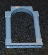 (1) 1x6x7 Sand Blue Ornate Doorway / Wall Panel w/ 2 - Columns Brick ~ Lego NEW