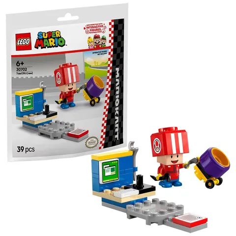 LEGO Super Mario Kart Toad Pit Crew Polybag 30702