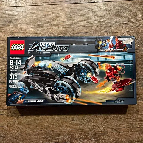 LEGO Ultra Agents 70162 Infearno Interception 313pc App-Enabled Set Box