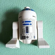 LEGO Star Wars R2-D2 Droid Minifigure Figure, Plastic (White/Blue Print)