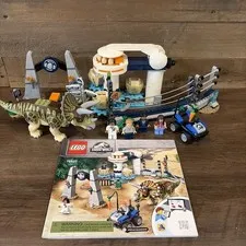 LEGO Jurassic World Triceratops Rampage 75937 Retired. Complete Set